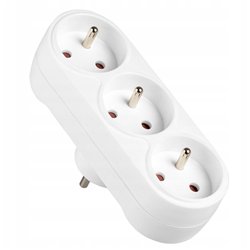 Rozgałęźnik sieciowy 3x 2P+0 3500W 230V VA0132 VAYOX
