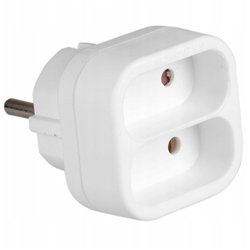 Rozgałęźnik sieciowy 2x Euro 2P 3500W 230V VA0134 VAYOX