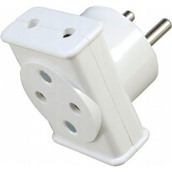 Elcan Rozgałęźnik elektryczny złodziejka potrójny 3x2P