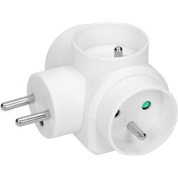Orno Rozgałęźnik 3x2P+Z OR-AE-13184 (biały)
