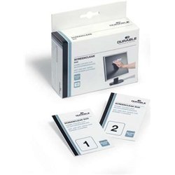 Durable Chusteczki nawilżane i suche do czyszczenia ekranów 20 szt. (5721-02)