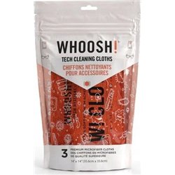 Whoosh 3XL Tech Cleaning Cloths - antybakteryjna ściereczka z mikrofibry 3szt.