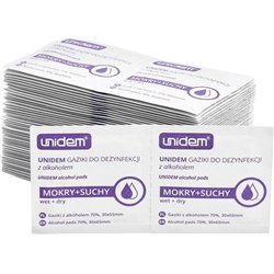 OEM Ściereczki / gaziki do czyszczenia LCD / okularów itp. 100szt/opakowanie - dualpack sucha (50szt.) i morka (50szt.)