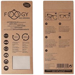 Foogy Brillen Antibeschlag- und Reinigungstuch  Mikrofaser retail