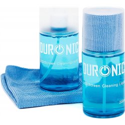 Duronic Duronic SCK102 Spray płyn do czyszczenia monitorów 2 x200 ml ściereczka z mikrofibry