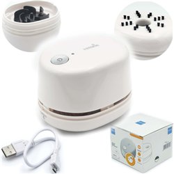 Tenwin Mini odkurzacz ręczny elektryczny biurkowy bezprzewodowy 600mAh USB TENWIN
