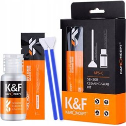 Kf Zestaw Do Czyszczenia Matrycy Matryc Aps-c K&f Concept PŁyn + 10x Szpatułka / Sku.1616