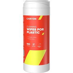 Canyon Chusteczki do czyszczenia powierzchni plastikowych 100szt. (CNE-CCL12)