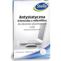 Stella Antystatyczna ściereczka z mikrofibry do ekranów plazmowych i LCD 1 szt. (ST-ST-010493)