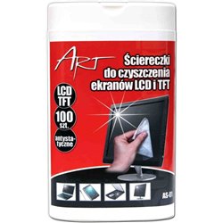 Art Chusteczki nawilżane do ekranów LCD/TFT 100 szt. (AS-01)