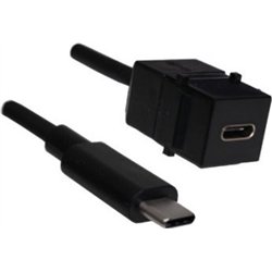 Bachmann BACHMANN Złącze Keystone USB 3.1 typu C żeńskie/żeńskie, 0,5 m