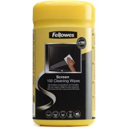 Fellowes Chusteczki nawilżane do czyszczenia ekranów 100 szt. (9970330)