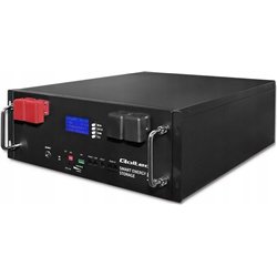 Qoltec Stabilny Magazyn energii LiFePO4 do RACK | 5.12kWh | 51.2V | 100Ah | BMS | LCD