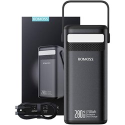 Powerbank Romoss PMT75-DC 75000mAh 280W, 240Wh (czarny)