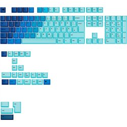 Glorious Glorious GPBT Gradient Keycaps, ISO Layout (DE), PBT, Dye-Sub - Ocean