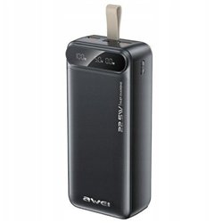 AWEI PowerBank PA-12 30000mAh 22.5W      czarny/black