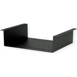 Uchwyt do komputera Roline ROLINE Organizator/ uchwyt pod biurko do KVM / NUC / Mini PC 10kg czarny