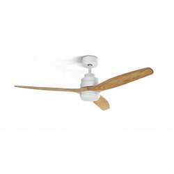 WENTYLATOR SUFITOWY ZCF 7602 40W 132cm LED 18W BUK/BIAŁY