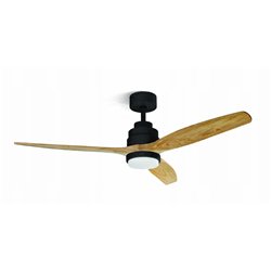 WENTYLATOR SUFITOWY ZCF 7600 40W 132cm LED 18W BUK/CZARNY