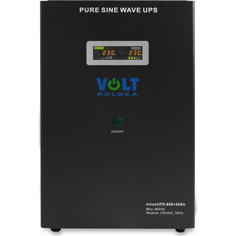 UPS Volt Zasilacz awaryjny SINUS UPS 800 + 55Ah (500/800W)