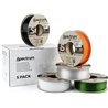 Długopis 3D Spectrum Spectrum 3D filament, Premium PCTG, 1,75mm, 5x250g, 80751, mix Arctic White, Traffic Black, Pure Orange, Tr
