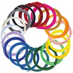 Długopis 3D 3Doodler 3Doodler Flow zwoje 1,75 mm,4,8m/ 20 szt.