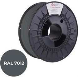 Drukarka 3D C-Tech C-TECH Tisková struna (filament) PREMIUM LINE, ABS, čedičová šedá, RAL7012, 1,75mm, 1kg