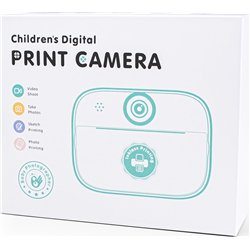 Mini drukarka termiczna z aparatem fotograficznym i kamerą HURC10Z - zielona Mini drukarka termiczna z aparatem fotograficznym i