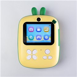 Mini drukarka termiczna z aparatem fotograficznym i kamerą HURC10Z - zielona Mini drukarka termiczna z aparatem fotograficznym i