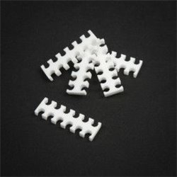 King Mod Services Grzebień na kable 12 otworów 3mm Przezroczysty 5 sztuk (ZUUV-112)