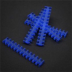 King Mod Services Grzebień na kable 24 otwory 3mm Czerwony 5 sztuk (ZUUV-143)