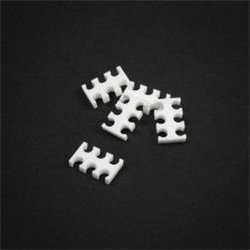 King Mod Services Grzebień na kable 6 otworów 4mm Przezroczysty 5 sztuk (ZUUV-177)