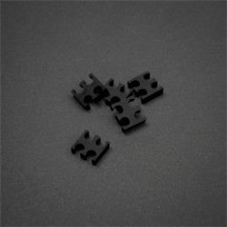 King Mod Services Grzebień na kable 4 otwory 3mm Przezroczysty 5 sztuk (ZUUV-157)