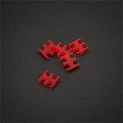 King Mod Services Grzebień na kable 4 otwory 4mm Biały 5 sztuk (ZUUV-165)
