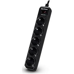 Listwa zasilająca CyberPower przeciwprzepięciowa 6 gniazd 1.8 m czarna (B0620SC0-DE)