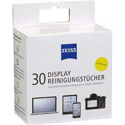 Zeiss Chusteczki do czyszczenia ekranów oraz wyświetlaczy 30 szt. (ZS581998)