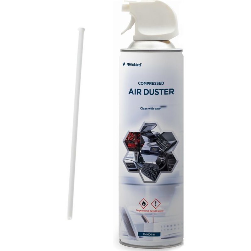 Gembird Sprężone powietrze do usuwania kurzu 750 ml (CK-CAD-FL750-01)
