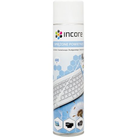 Incore Sprężone powietrze do usuwania kurzu 600 ml (ISC1280)