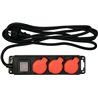 Listwa zasilająca Yato H07RN-F 5 gniazd 3 m czarna (YT-81242)
