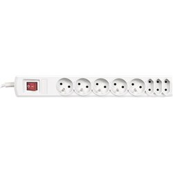 Listwa zasilająca Activejet Exclusive przeciwprzepięciowa 8 gniazd 5 m czarna (APN8g/5mBK)