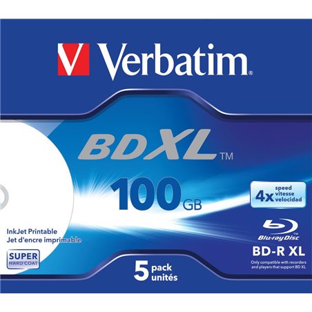 Verbatim BD-R 100 GB 4x 5 sztuk (98913)