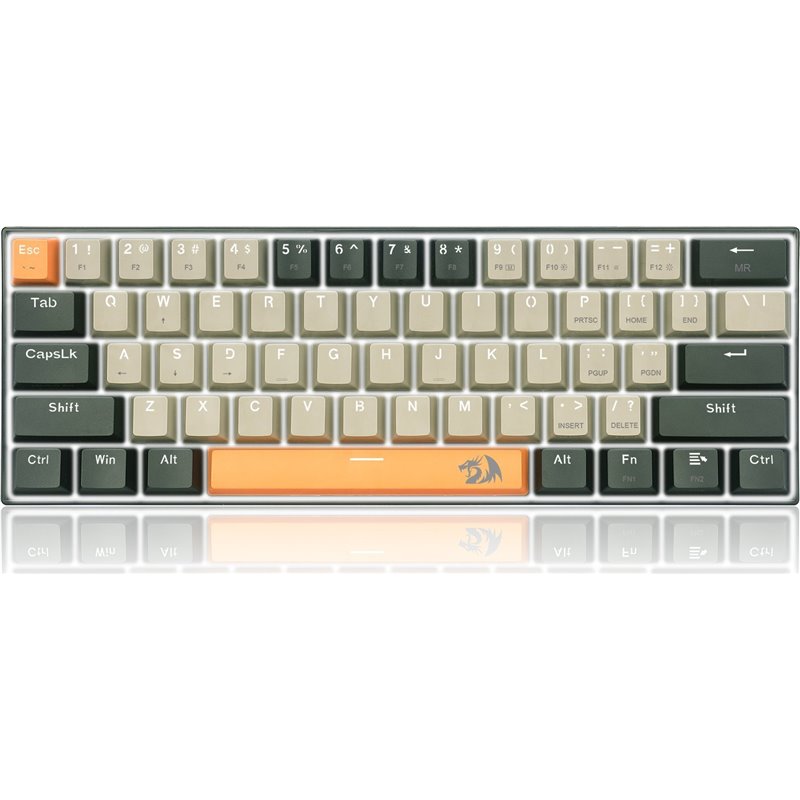 Klawiatura Redragon Redragon K606 Lakshmi Red switch (K606-OG&GY&BK) + A130 PBT Doubleshot Pink Keycaps (A130 Pink)