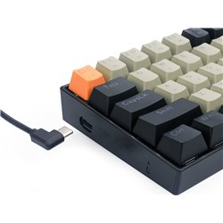 Klawiatura Redragon Redragon K606 Lakshmi Red switch (K606-OG&GY&BK) + A130 PBT Doubleshot Pink Keycaps (A130 Pink)