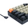Klawiatura Redragon Redragon K606 Lakshmi Red switch (K606-OG&GY&BK) + A130 PBT Doubleshot Pink Keycaps (A130 Pink)