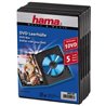 Hama Pudełka na płyty DVD 5szt Czarne (512970000)