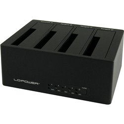 Stacja dokująca LC-Power 2.5"/3.5" SATA - USB 3.2 Gen1/eSATA (LC-DOCK-U3-4B)