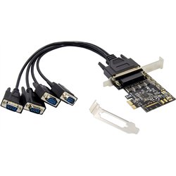 Conceptronic CONCEPTRONIC PCI Express Card 4-Port RS232 (DB9) Adapter