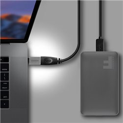 Adapter USB Axagon RUCM-AFA USB-C - USB Srebrny  (RUCM-AFA)