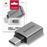 Adapter USB Axagon RUCM-AFA USB-C - USB Srebrny  (RUCM-AFA)