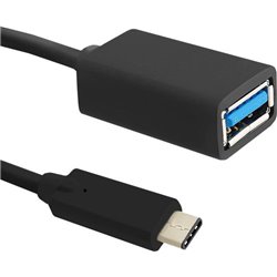 Adapter USB Qoltec Czarny  (50485)